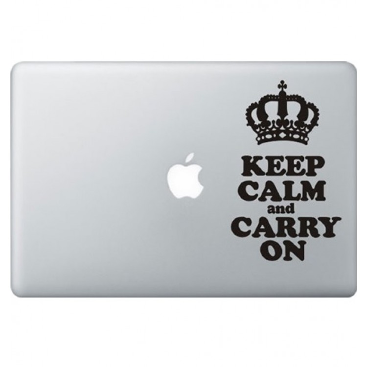 Keep Calm Macbook Decal 